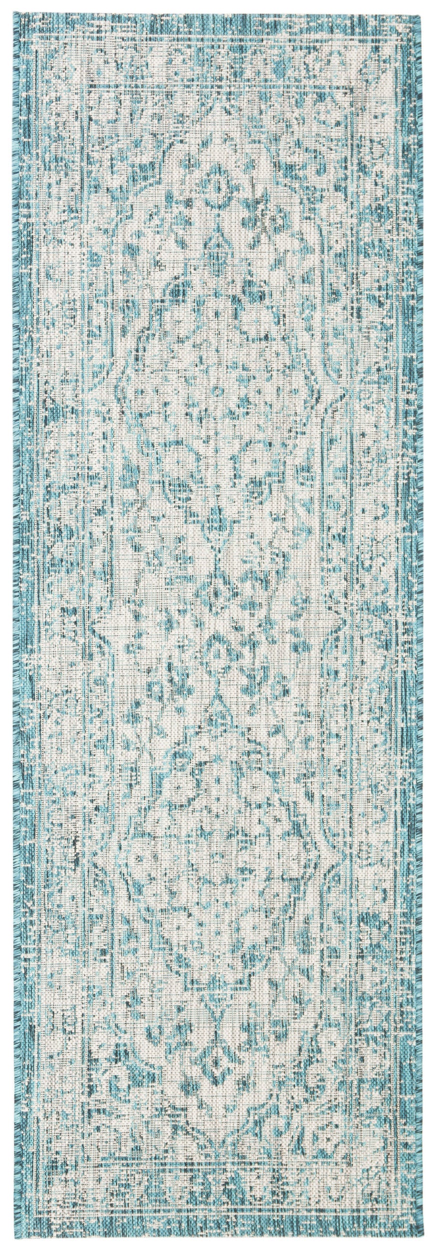 Safavieh Courtyard Cy8231 Grey/Blue Area Rug