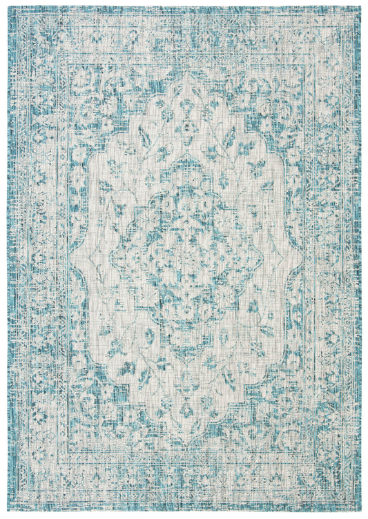 Safavieh Courtyard Cy8231 Grey/Blue Area Rug