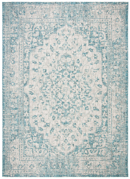 Safavieh Courtyard Cy8231 Grey/Blue Area Rug