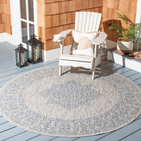 Safavieh Courtyard Cy8232-36812 Grey/Navy Area Rug