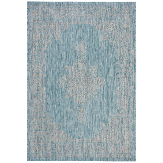 Safavieh Courtyard Cy8232-37121 Aqua/Grey Area Rug