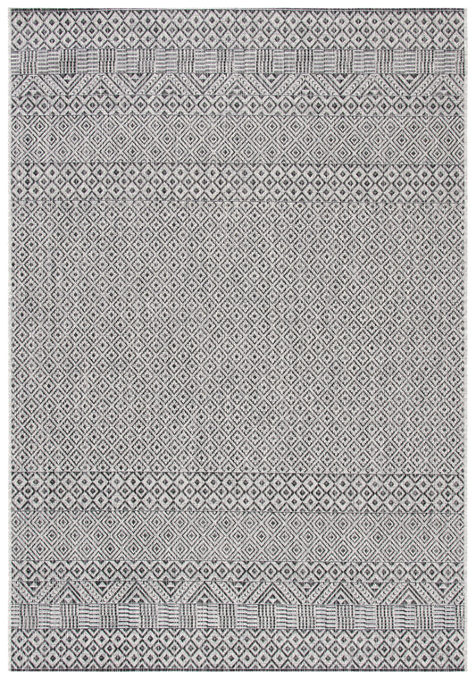 Safavieh Courtyard Cy8235 Grey/Black Area Rug