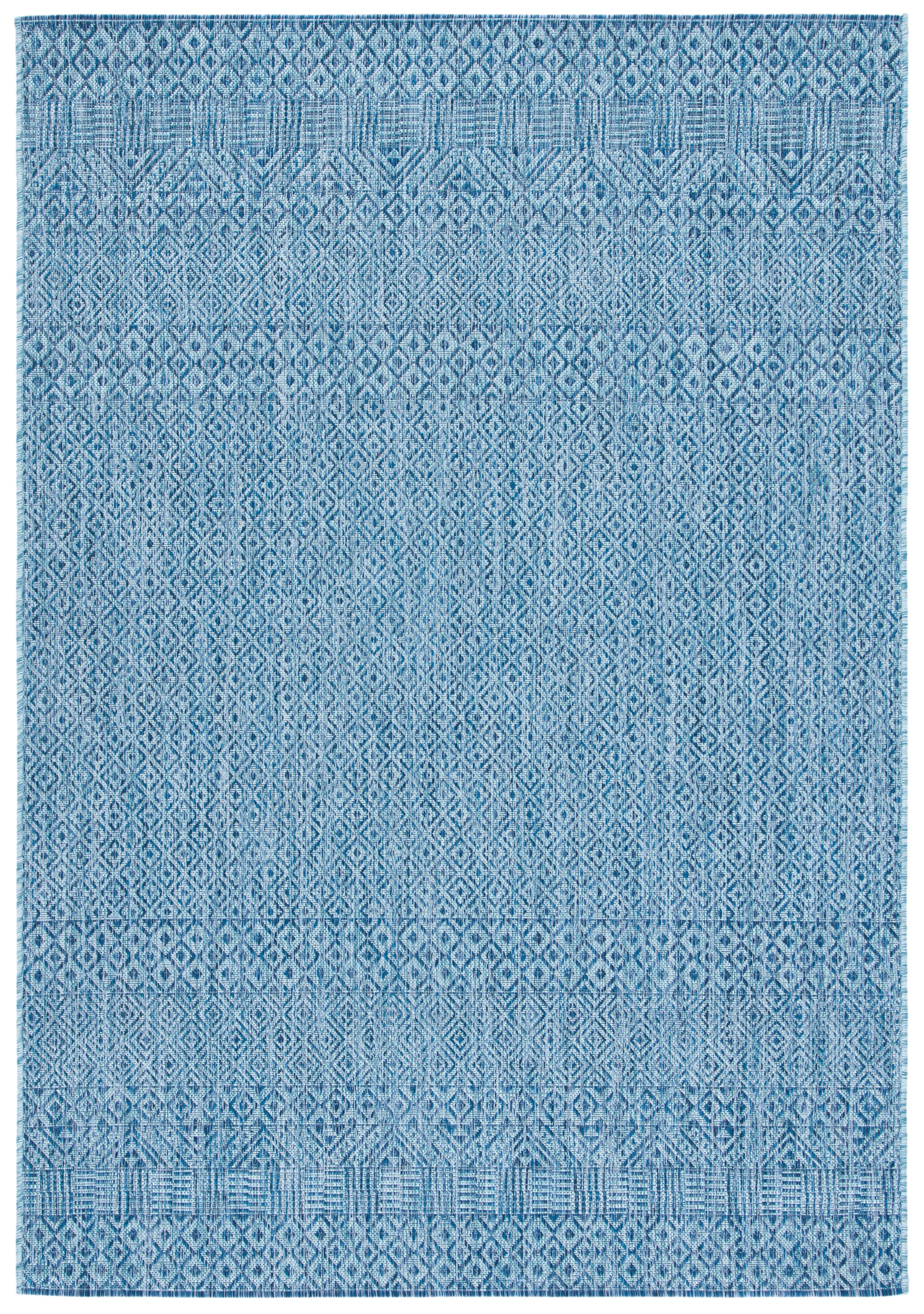 Safavieh Courtyard Cy8235-39412 Aqua/Navy Area Rug