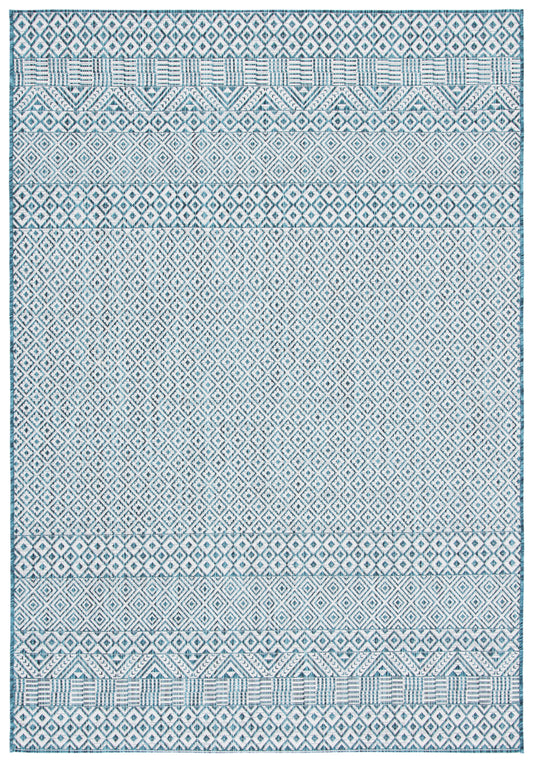 Safavieh Courtyard Cy8235-53512 Ivory/Aqua Area Rug