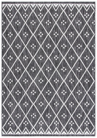 Safavieh Courtyard Cy8303-537 Black/Ivory Area Rug