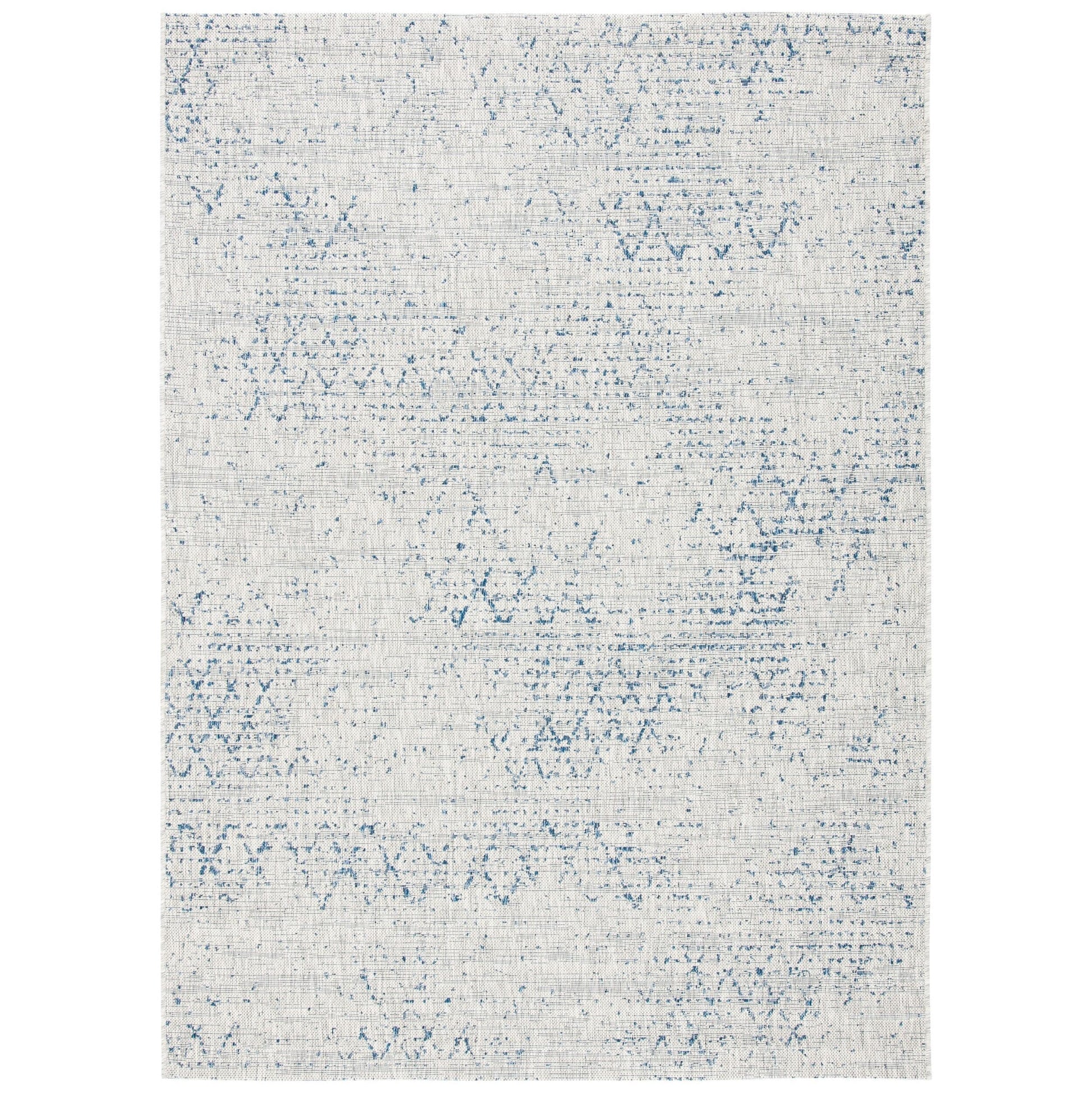 Safavieh Courtyard Cy8385-36812 Grey/Navy Area Rug