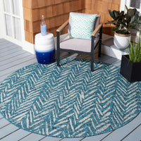 Safavieh Courtyard Cy8387-37221 Blue/Grey Area Rug