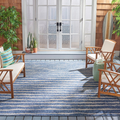 Safavieh Courtyard Cy8389-36821 Navy/Grey Area Rug