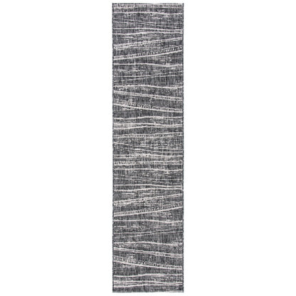 Safavieh Courtyard Cy8395-36621 Black/Ivory Area Rug