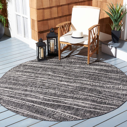 Safavieh Courtyard Cy8395-36621 Black/Ivory Area Rug