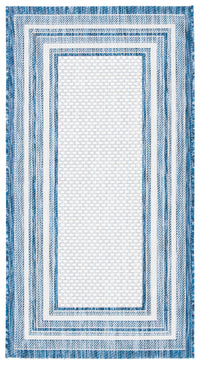 Safavieh Courtyard Cy8475-53412 Ivory/Navy Area Rug