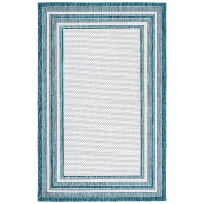 Safavieh Courtyard Cy8475-53512 Ivory/Teal Area Rug