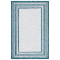 Safavieh Courtyard Cy8475-53512 Ivory/Teal Area Rug