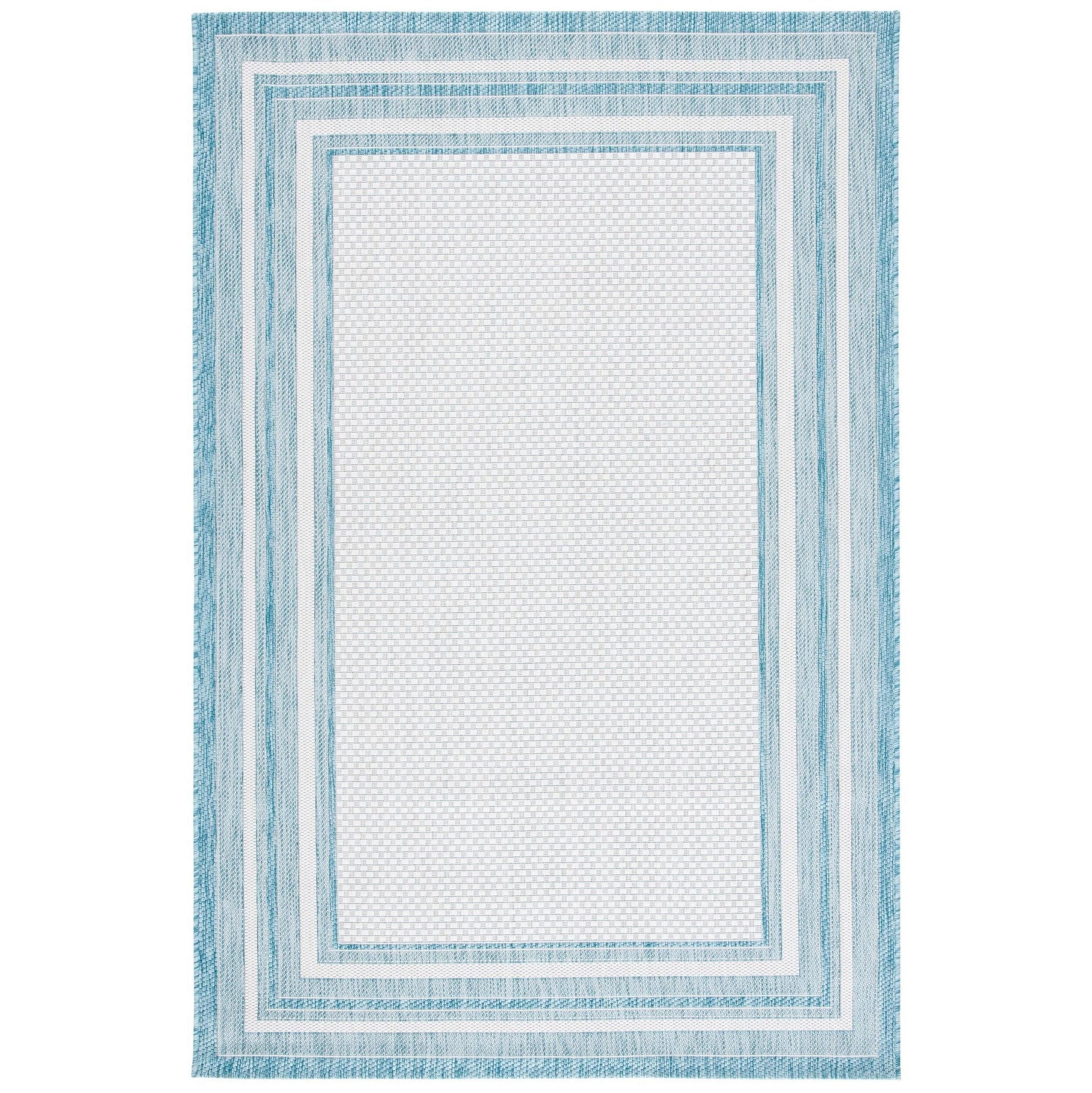 Safavieh Courtyard Cy8475-53612 Ivory/Aqua Area Rug