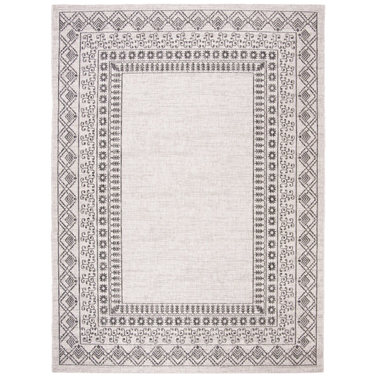 Safavieh Courtyard Cy8484-36621 Black/Beige Area Rug