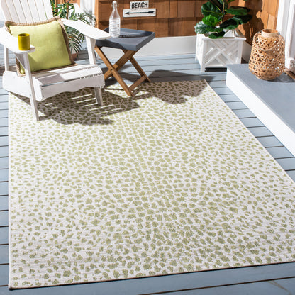 Safavieh Courtyard Cy8505 Ivory/Sage Green Area Rug