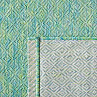 Safavieh Courtyard Cy8521-55722 Green/Blue Area Rug