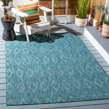 Safavieh Courtyard Cy8522-37222 Turquoise/Blue Area Rug