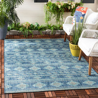 Safavieh Courtyard Cy8529-39421 Navy/Aqua Area Rug