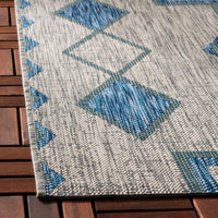 Safavieh Courtyard Cy8533-36812 Grey/Aqua Area Rug