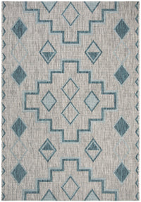 Safavieh Courtyard Cy8533-37212 Grey/Teal Area Rug