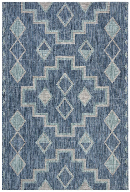 Safavieh Courtyard Cy8533-39421 Navy/Aqua Area Rug