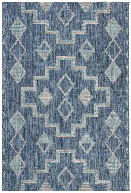 Safavieh Courtyard Cy8533-39421 Navy/Aqua Area Rug