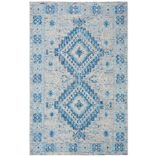 Safavieh Courtyard Cy8546-36812 Light Grey/Blue Area Rug