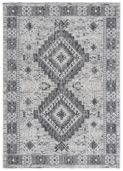 Safavieh Courtyard Cy8546 Light Grey/Charcoal Area Rug