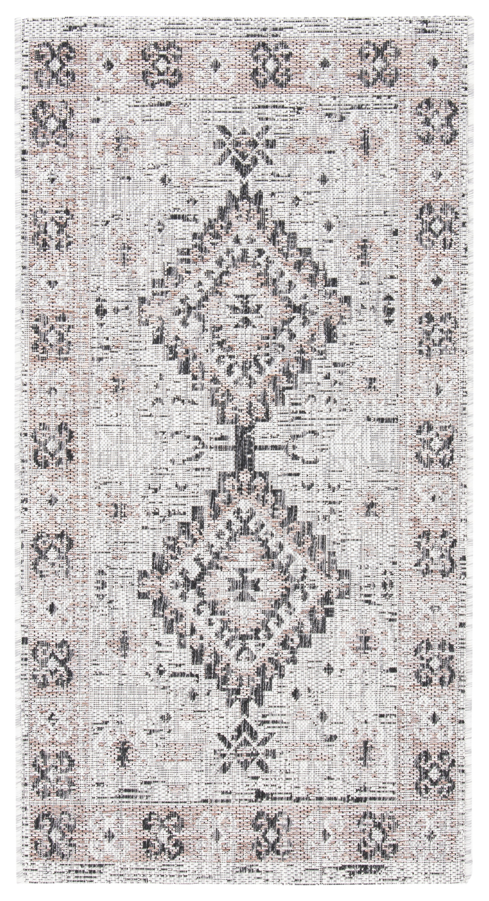 Safavieh Courtyard Cy8546-37613 Light Grey/Light Beige Area Rug