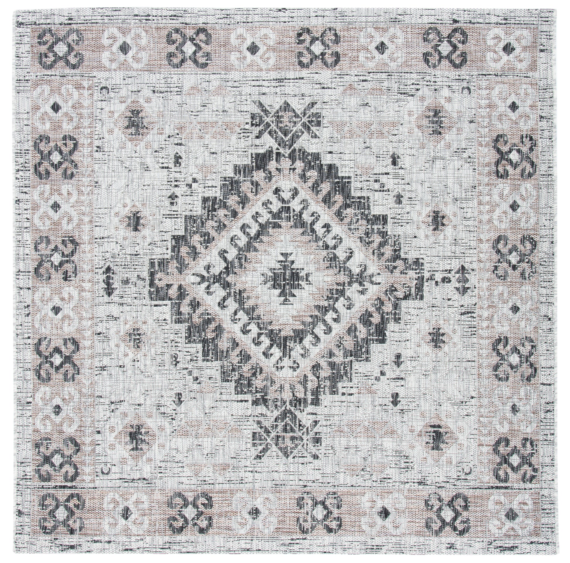 Safavieh Courtyard Cy8546-37613 Light Grey/Light Beige Area Rug