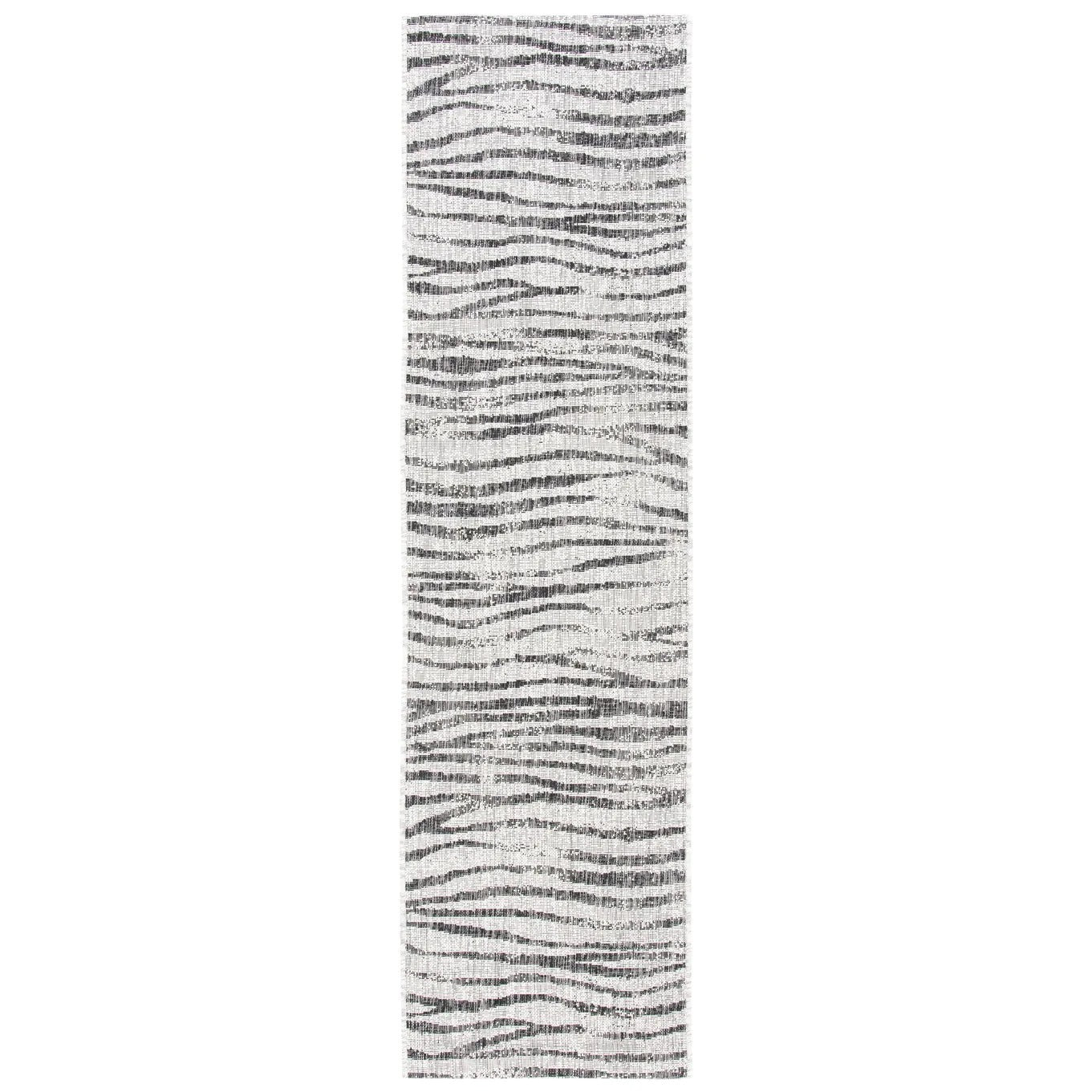 Safavieh Courtyard Cy8551-37612 Grey/Black Area Rug