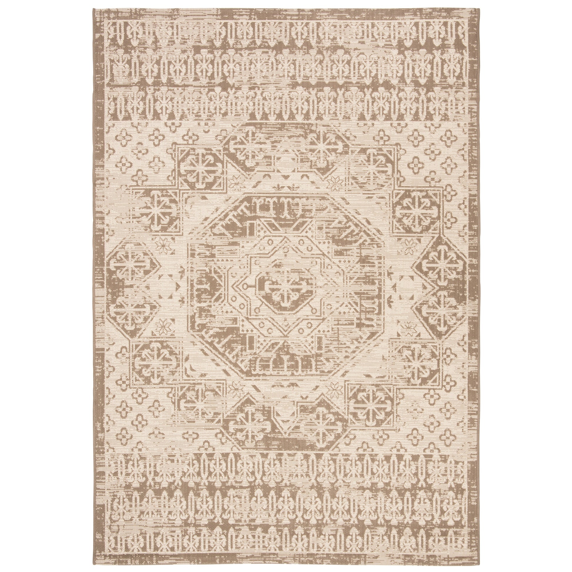 Safavieh Courtyard Cy8578-07912 Beige/Mocha Area Rug