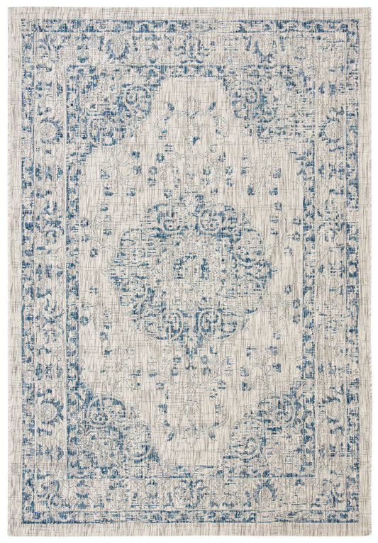 Safavieh Courtyard Cy8679 Grey/Navy Area Rug