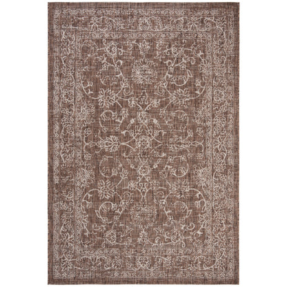 Safavieh Courtyard Cy8680-36321 Brown/Ivory Area Rug