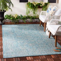 Safavieh Courtyard Cy8680-37121 Aqua/Grey Area Rug