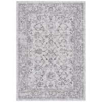 Safavieh Courtyard Cy8680-37612 Grey/Black Area Rug