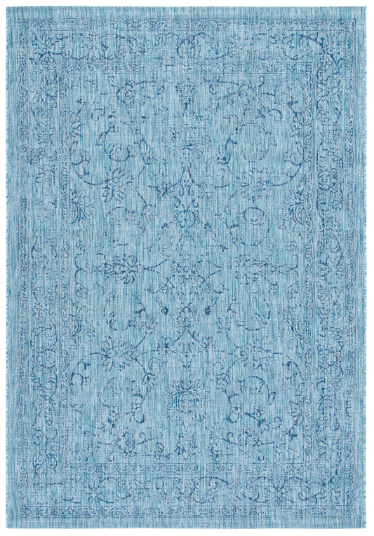 Safavieh Courtyard Cy8680-39412 Aqua/Navy Area Rug