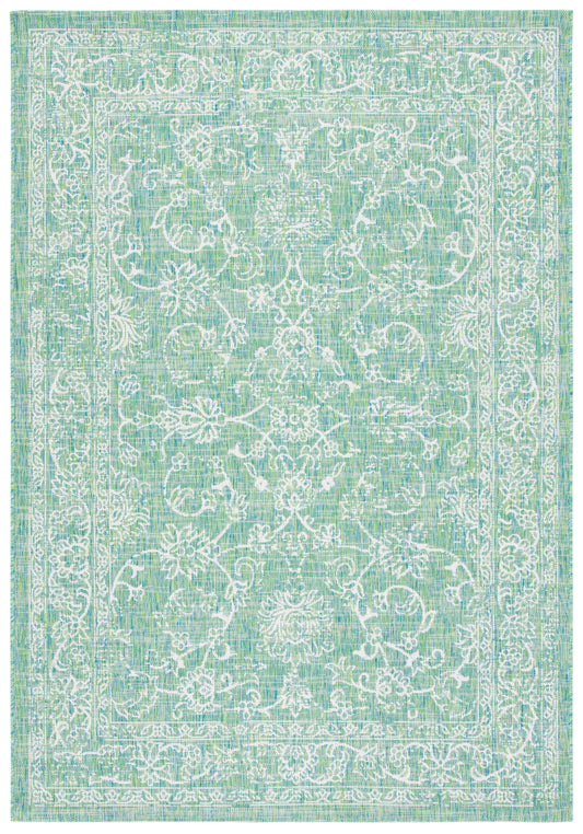 Safavieh Courtyard Cy8680-55721 Green/Ivory Area Rug