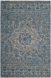 Safavieh Courtyard Cy8685 Grey/Navy Area Rug