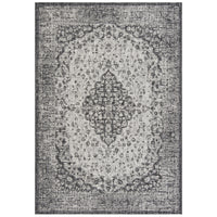 Safavieh Courtyard Cy8720-37612 Black/Grey Area Rug