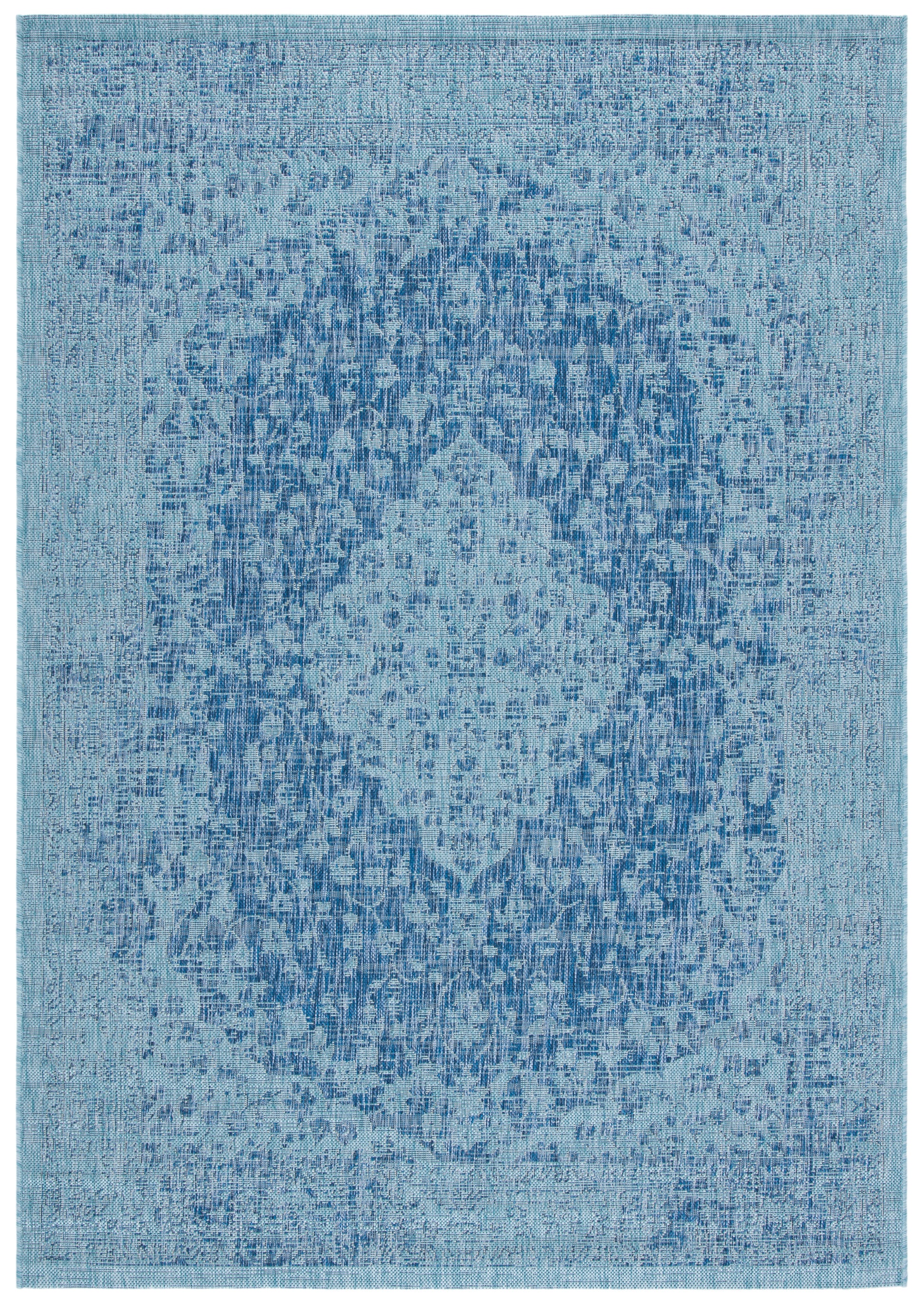 Safavieh Courtyard Cy8720-39421 Navy/Aqua Area Rug