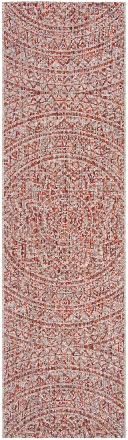 Safavieh Courtyard Cy8734 Light Beige/Terracotta Area Rug