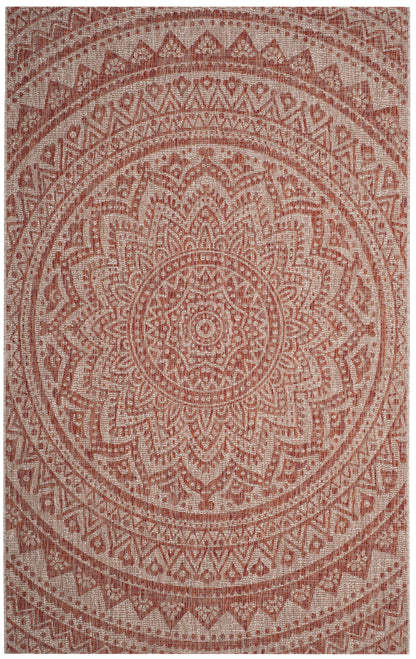 Safavieh Courtyard Cy8734 Light Beige/Terracotta Area Rug