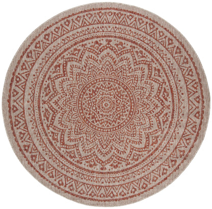 Safavieh Courtyard Cy8734 Light Beige/Terracotta Area Rug