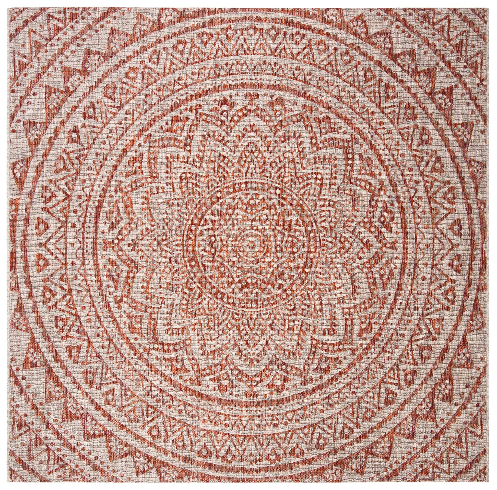 Safavieh Courtyard Cy8734 Light Beige/Terracotta Area Rug