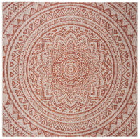 Safavieh Courtyard Cy8734 Light Beige/Terracotta Area Rug