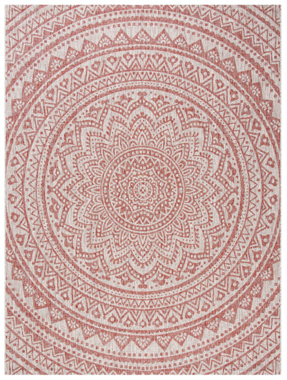 Safavieh Courtyard Cy8734 Light Beige/Terracotta Area Rug