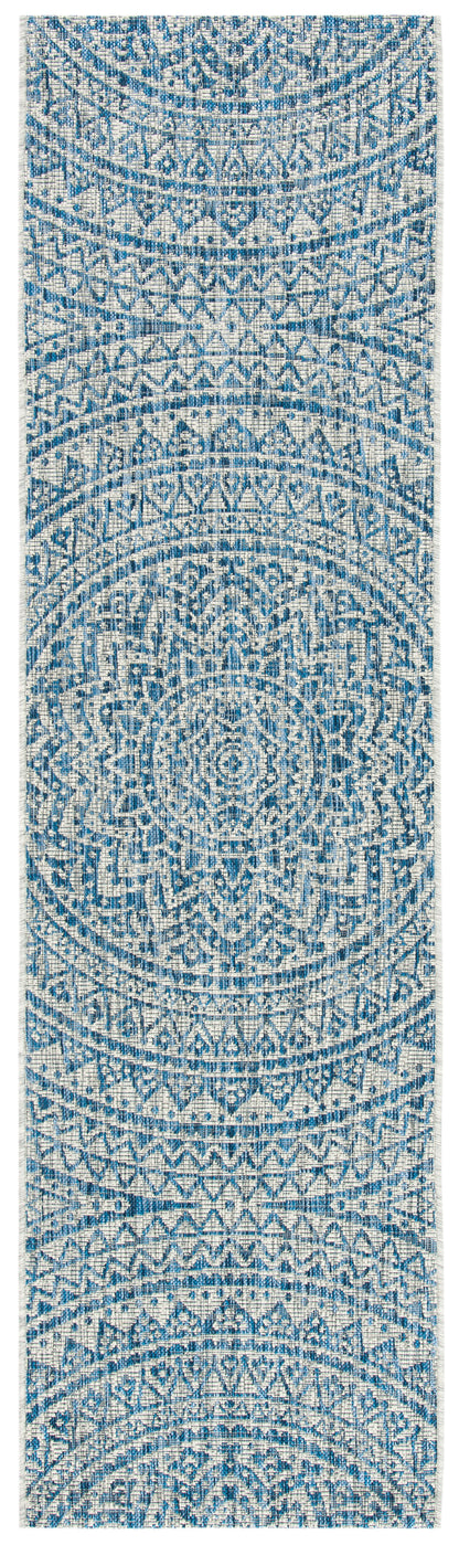 Safavieh Courtyard Cy8734 Light Grey/Blue Area Rug