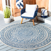 Safavieh Courtyard Cy8734 Light Grey/Blue Area Rug